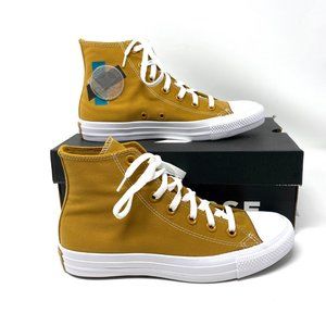 🌿Sale🌿 Converse CTAS Hi Top Yellow Wheat Canvas Sneaker Men's Size 165093C